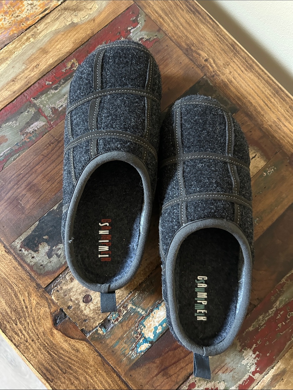 Camper Twins Slippers, women size 40